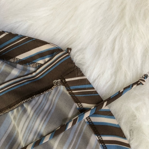 Max & Cleo striped full wrap dress - Picture 6 of 7